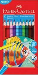 Faber-Castell Karton Kutu Aquarel Boya Kalemi 12 Renk - Faber-Castell