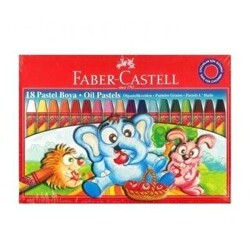 Faber-Castell Karton Kutu Pastel Boya 18 Renk - Faber-Castell