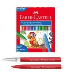 Faber-Castell Keçeli Boya Kalemi Super Comfort 12 - Faber-Castell