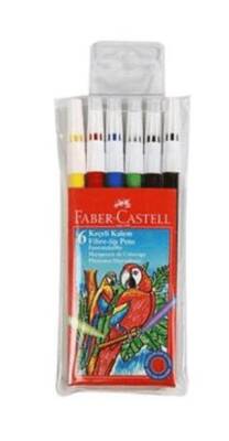 Faber-Castell Keçeli Kalem 6`lı Poşet - 1