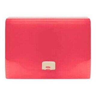 Faber-Castell Körüklü Dosya Neon Renkler Kırmızı - 1