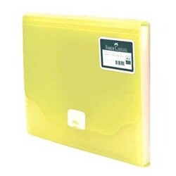 Faber-Castell Körüklü Dosya Neon Renkler Sarı - Faber-Castell