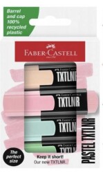 Faber-Castell Mini Textliner Pastel 4Lü - Faber-Castell