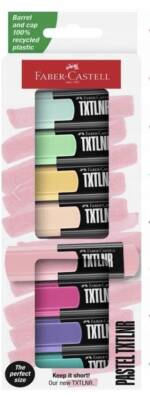 Faber-Castell Mini Textliner Pastel 8Li - 1