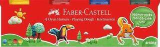 Faber-Castell Oyun Hamuru 4X100 Klasik Renkler - 1