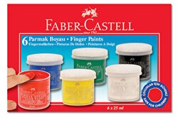 Faber-Castell Parmak Boyası 6 Renk - Faber-Castell