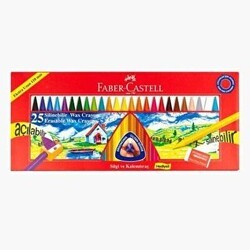 Faber-Castell Pastel Boya Silinebilir Wax 25 Renk - Faber-Castell