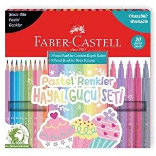 Faber-Castell Pastel Renkler Hayal Gücü Seti 20`li - 1