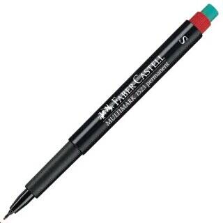Faber-Castell Permanent S Kırmızı - 1