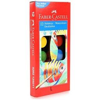 Faber-Castell Redline Suluboya 12 Renk Küçük Boy - 1