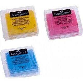 Faber-Castell Silgi Plastik Kutulu Renkli Hamur - 1