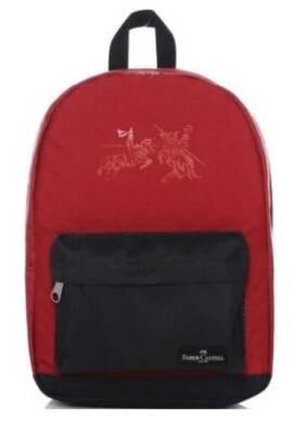Faber Castell Sırt Çantası Basic 23-2 Kırmızı-Siyah - 1