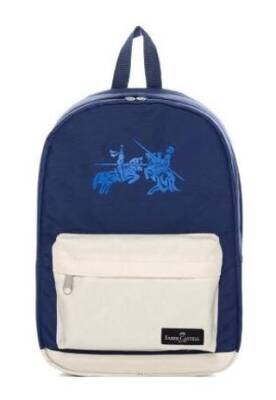 Faber Castell Sırt Çantası Basic 23-2 Mavi-Gri - 1