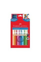 Faber-Castell Soft Üçgen Jumbo Boya Kalemi 12 Renk - Faber-Castell