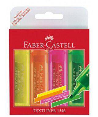 Faber-Castell Textliner 46 Şeffaf G GenZ 4 Lü Paket - 1