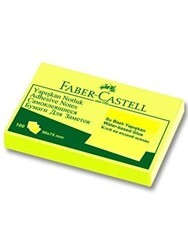Faber-Castell Yapışkan Notluk 50x75 Sarı - Faber-Castell