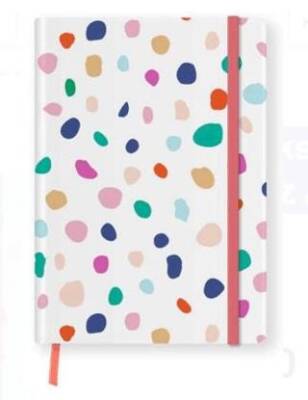 Fabooks Renkli Noktalı Süresiz Ajanda - 1