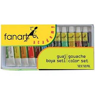 Fanart Academy Guaj Boya Seti 12x12 Ml - 1