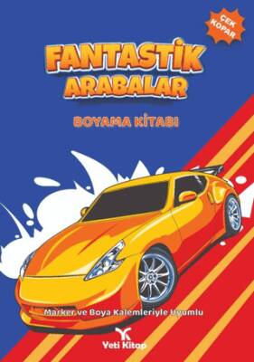 Fantastik Arabalar Boyama Kitabı - 1