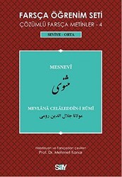 Farsça Öğrenim Seti - Çözümlü Farsça Metinler - 4 Seviye - Orta - Say Yayınları