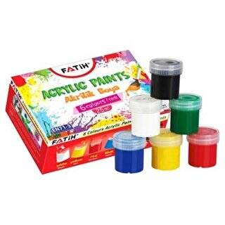 Fatih Akrilik Boya 6 Renk 25 Ml - 1