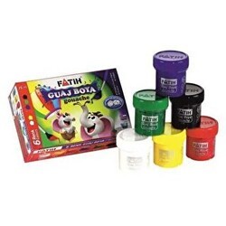 Fatih Guaj Boyası 6 Renk 6x25-150ml - Fatih