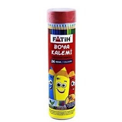 Fatih Kuru Boya Tüplü 24 Renk Tam Boy - Fatih