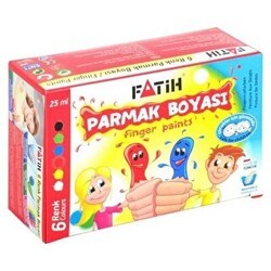 Fatih Parmak Boyası Neon 6 Renk 6x25 Ml - Fatih