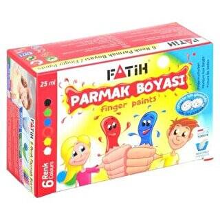 Fatih Parmak Boyası Neon 6 Renk 6x25 Ml - 1