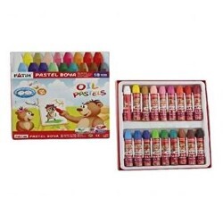 Fatih Pastel Boya 18 Renk King Size Kutulu - Fatih