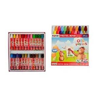 Fatih Pastel Boya 24 Renk King Size Kutulu - 1