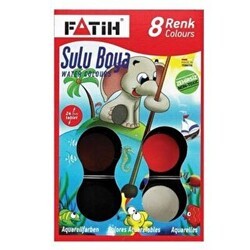 Fatih Sulu Boya 8 Renk F-8 - Fatih