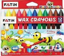 Fatih Wax Crayon Mum Boya 12 Renk - Fatih