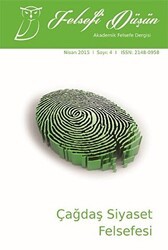Felsefi Düşün Akademik Felsefe Dergisi Sayı: 4 - Nisan 2015 - Pinhan Yayıncılık