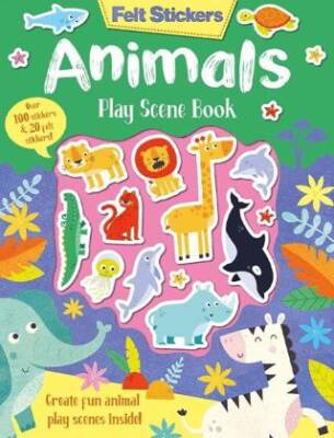 Felt Stickers - Animals Play Scene Book - 1