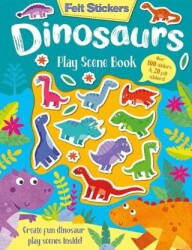 Felt Stickers - Dinosaurs Play Scene Book - IMAGINE THAT