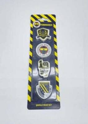 Fenerbahçe 4 Lü Silgi Blister Set - 1