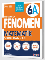 Fenomen 6 Matematik A Soru Bankası - Fenomen Yayınları
