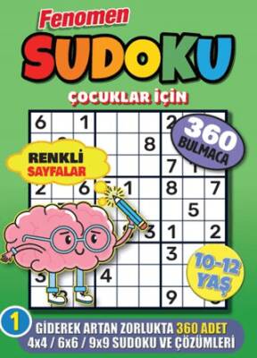 Fenomen Çocuklar İçin Sudoku 10-12 Yaş - 1