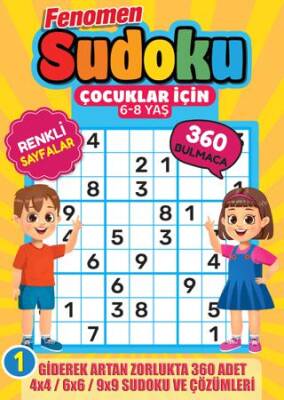 Fenomen Çocuklar İçin Sudoku 6-8 Yaş - 1
