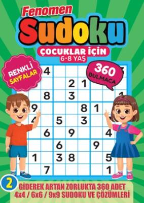 Fenomen Çocuklar İçin Sudoku 6-8 Yaş - 2 - 1