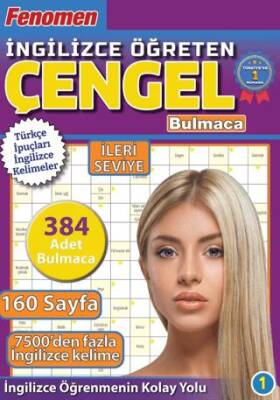 Fenomen İngilizce Öğreten Çengel Bulmaca İleri Seviye - 1