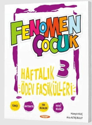 Fenomen Kitap 3. Sınıf Haftalık Ödev Fasikülleri Fenomen Çocuk - 1