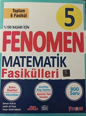 Fenomen Yayınları 5. Sınıf Fenomen Matematik Fasikülleri - 1