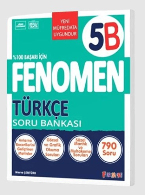 Fenomen Kitap 5. Sınıf Türkçe Soru Bankası B - 1