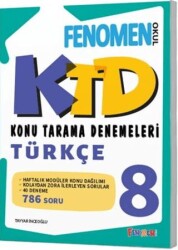 Fenomen Kitap 8. Sınıf Fenomen Türkçe 40`lı Konu Denemeleri - 1