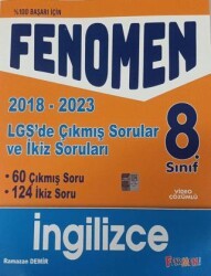 Fenomen Yayınları 8. Sınıf LGS İngilizce Çıkmış ve İkiz Sorular 2018-2023 - Fenomen Yayınları