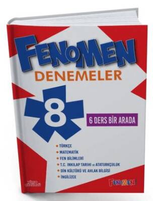 Fenomen Kitap 8. Tüm Dersler Branş Denemeleri - 1