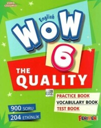 English Wow 6 The Quality Pratice Book - Vocabulary Book - Test Book - Fenomen Yayınları