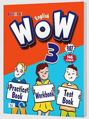 Fenomen Yayınları WOW English 3 Practice Book + Workbook + Test Book - 1